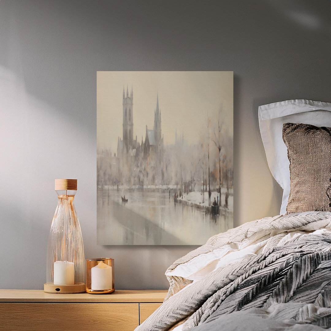 Misty Winter Cityscape Franke