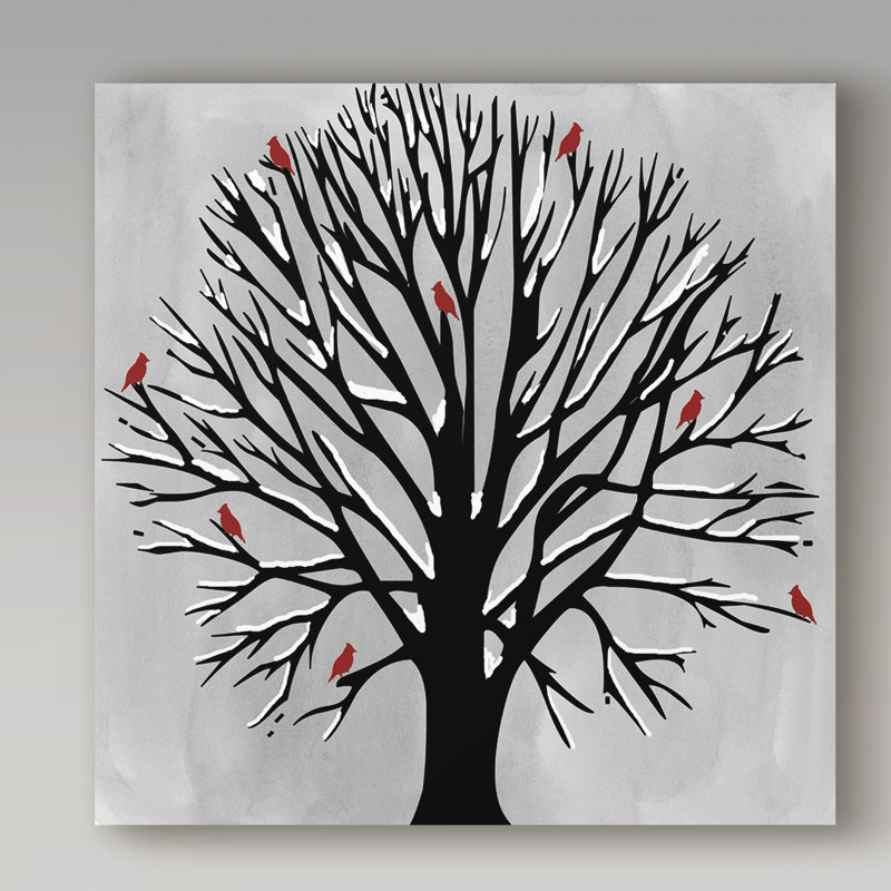 «Kebhaw Birds» par Keishawna, impression sur toile tendue, H 14 po x l 14 po