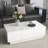 Coffee Table With 2 Large Hidden Storage Compartment, Extendable Cocktail Table With 2 Drawers, High-Gloss Center Table With Sliding Top For Living Room, 39.3"X21.6"-967248162