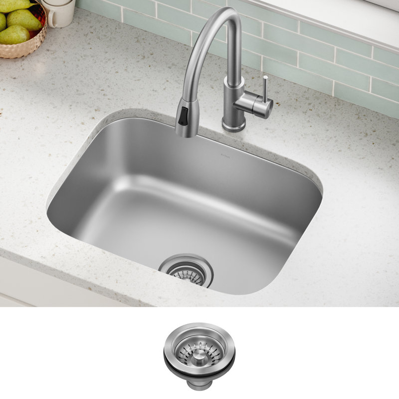 Kraus 32-inch Stainless Steel Undermount Single Bowl Kitchen Sink