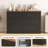 6 Drawers Dresser, 47" Wide Modern Chest Of Drawers, Farmhouse Dresser Tv Stand Storage Cabinet, Wood Drawer Organizer For Bedroom, Living Room, Hallway, Black-117809939