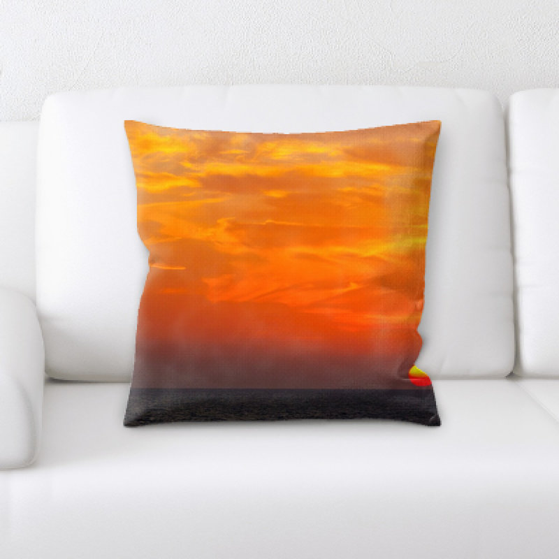 Coussin coucher de soleil