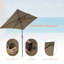 Parasol de marché rectangulaire 10' x 6,5'-66223635