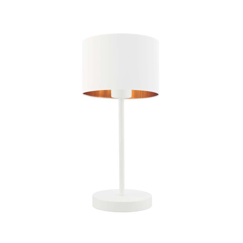 Arseny Metal Table Lamp, White, White