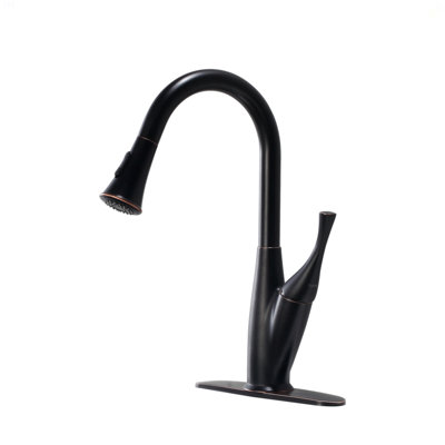 Kitchen Faucet With Pull Out Spraye, Oil-Rubbed Bronze
