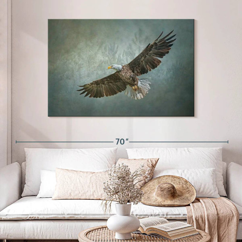 Brampt Majestic Flying Eagle, 32" H x 48" W