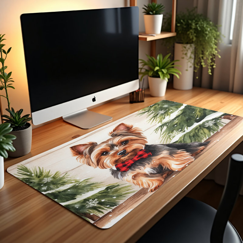 Polyester Desk Pad, 14.4x12.1