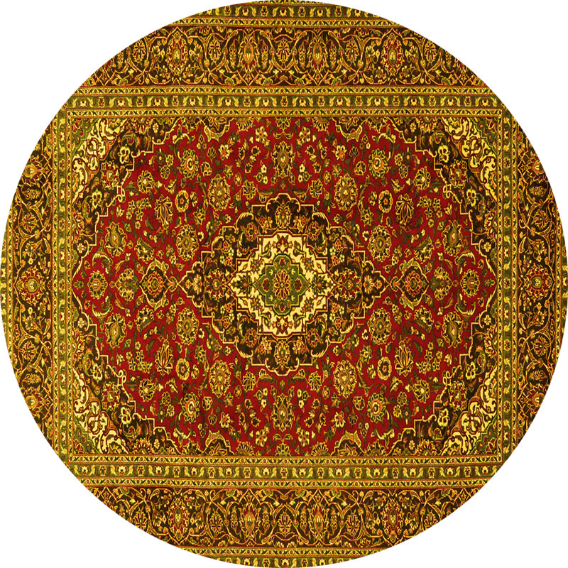 Malari Performance Oriental Indoor Rug, Round 8'