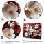 Orchidées blanches et rouges III - art floral abstrait 4 pièces-2097243496
