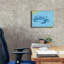 «Blue Crab V» par Phyllis Adams, art mural sur toile-1707297371