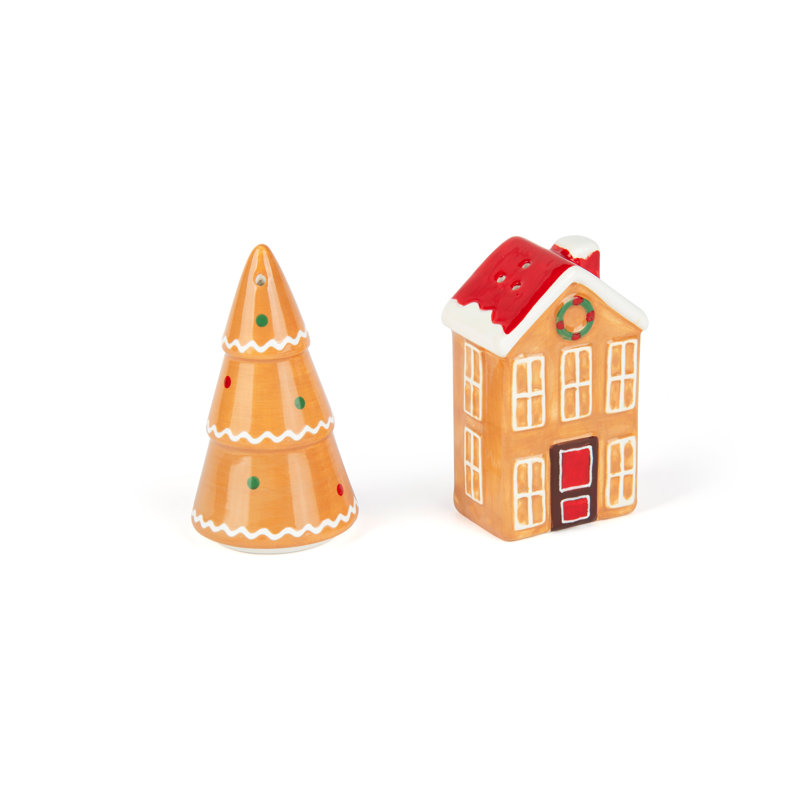 Brand Ceramic Salt And Pepper Shaker Set