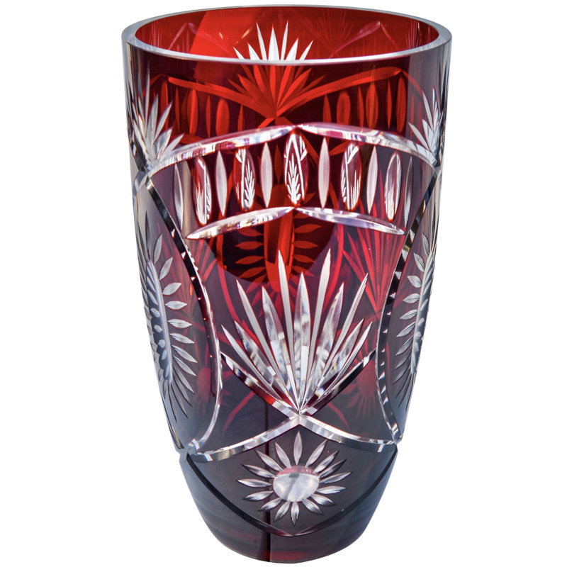Handcrafted Crystal Table Vase