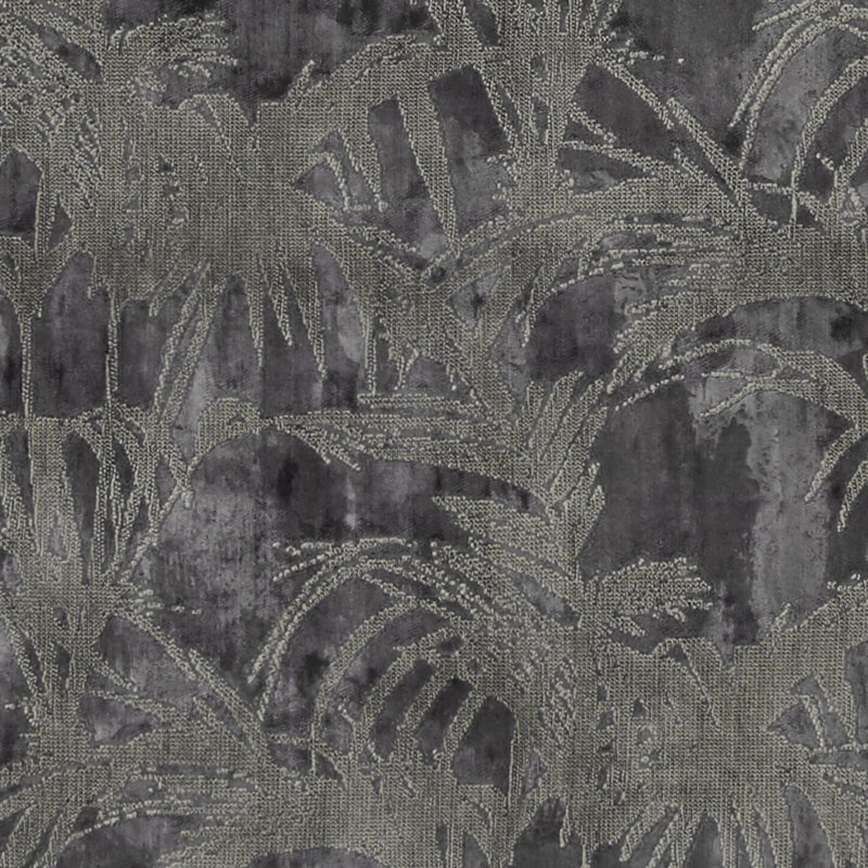 Exotica Tropicale Fabric, Charcoal