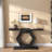 Modern Console Table With Striking Hexagon Legs, Premium Fir Veneer Finish, Durable Mdf Construction, Functional Storage, Easy Assembly - Ideal Entryway Accent Table For Hallway-876670739