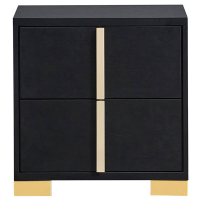 Marceline 2-Drawer Nightstand White