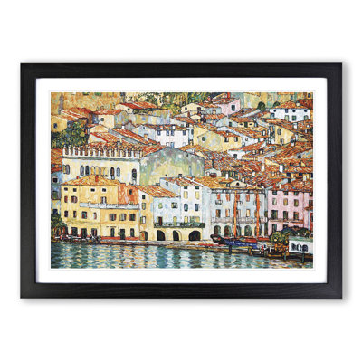 Malcena at the Gardasee by Gustav Klimt - Picture Frame Painting on MDF