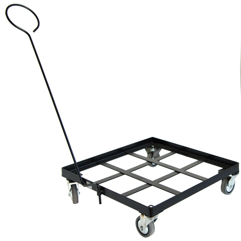 Abdulazeem Metal Weather Resistant Caddy Plant Stand, 13.50" H x 41" W x 38" D