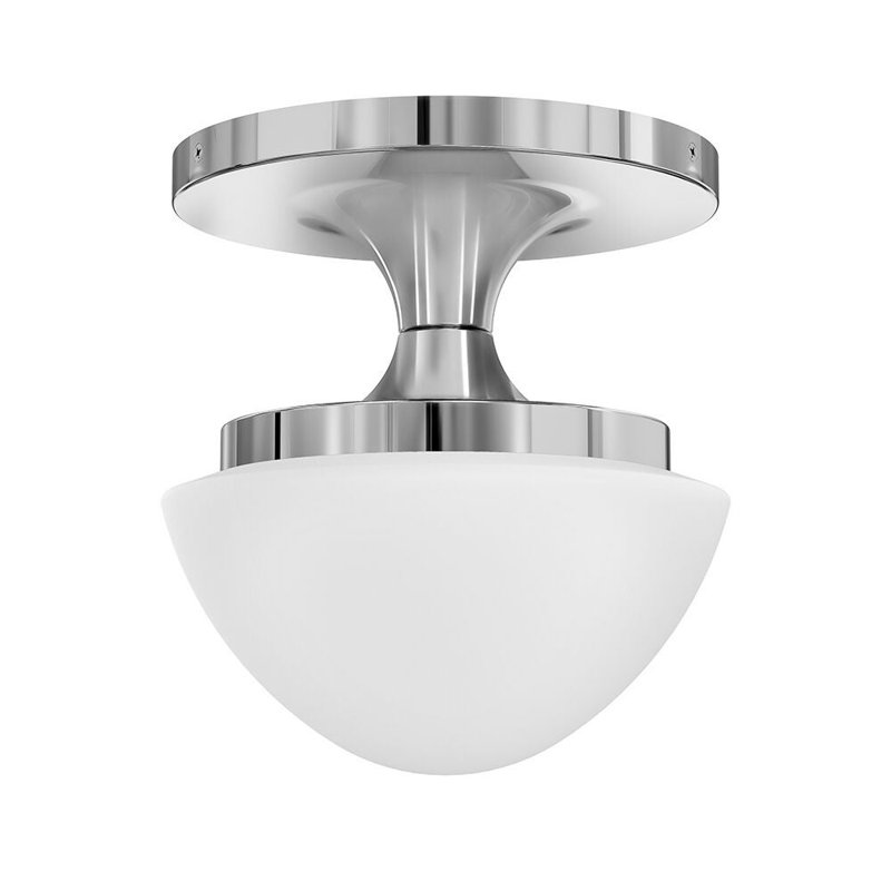 Plafonnier semi-encastré Hinkley Knox, Chrome