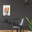 Art mural en verre Winston Porter «Vibrant Bouquet» par Design Fabrikken, 16 po x 24 po