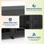 Meuble pour cage de chien 94,5 po avec séparateur amovible-1377593845