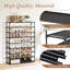 Range-chaussures 40 paires empilable en acier