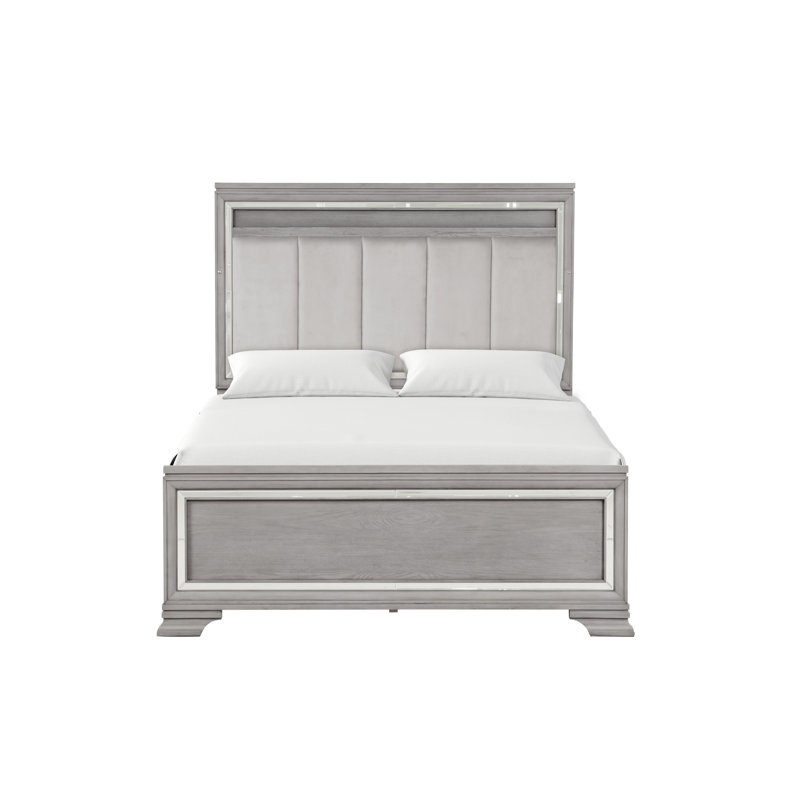 Upholstered Panel Bed, Full / Double