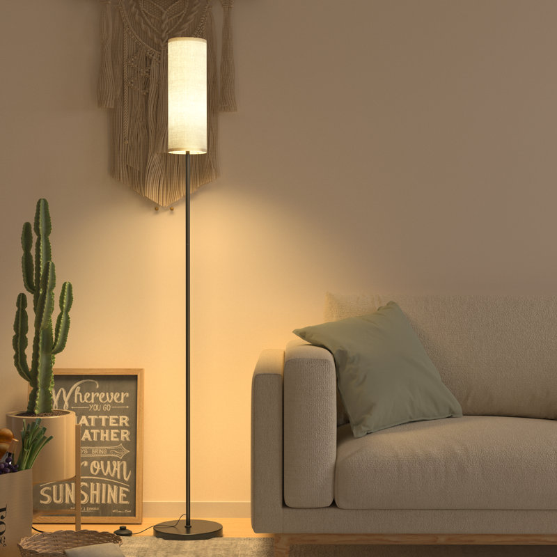 Lampe sur pied traditionnelle 69 "avec température tridimensionnelle 12W pour chambre à coucher