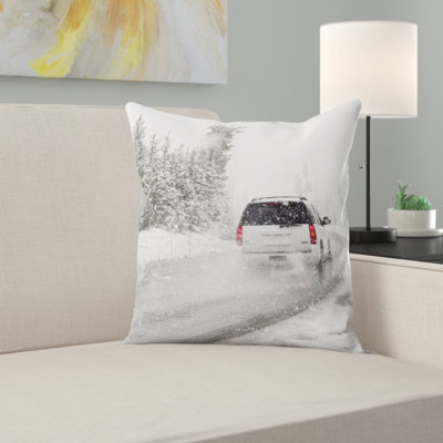 Snow Throw Pillow