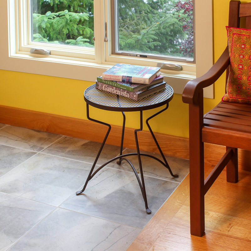 Metal Plant Stand, 18.5" H x 16" W x 16" D