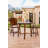 Ardoin Round Pine Outdoor Bar Table With Umbrella Hole , 39.25'' in. W 39.25'' in. D