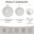 Saimir 12 Piece Stoneware Dinnerware Set - Service for 4