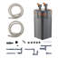 Filtre à 3 étages 264GPH pour aquariums jusqu'à 75 gallons - Filtre pour aquarium extérieur ultra-silencieux avec protection UV et débit réglable