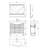 Neufeld 39.8 " W Freestanding Standard 1 Single Vanity Bathroom Vanity With Ceramic Top