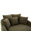 Fauteuil d'appoint en chenille surdimensionné-701439377