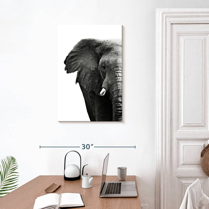 Éléphant d'Afrique ridé Brampt, H 30 po x l 20 po
