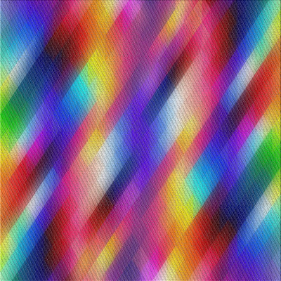 Tapis bleu/rouge/jaune à motifs