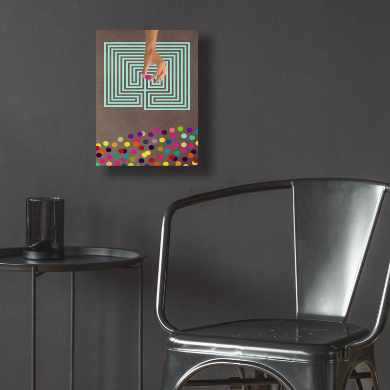 «Labyrinth» par Elo Marc, H 16 po x l 12 po x P 0,13 po