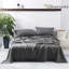  Ensemble de draps en lin pur lavé à la pierre, drap-housse 16 po-525574834-510415478