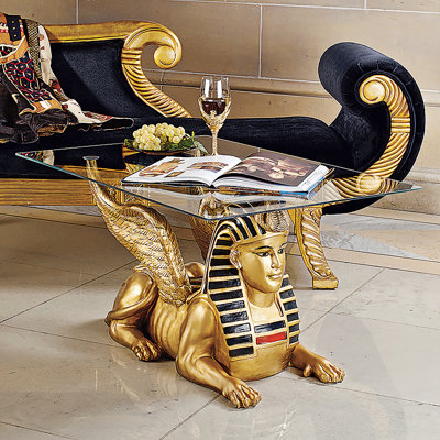 Kristopher Sphinx Figurine Coffee Table
