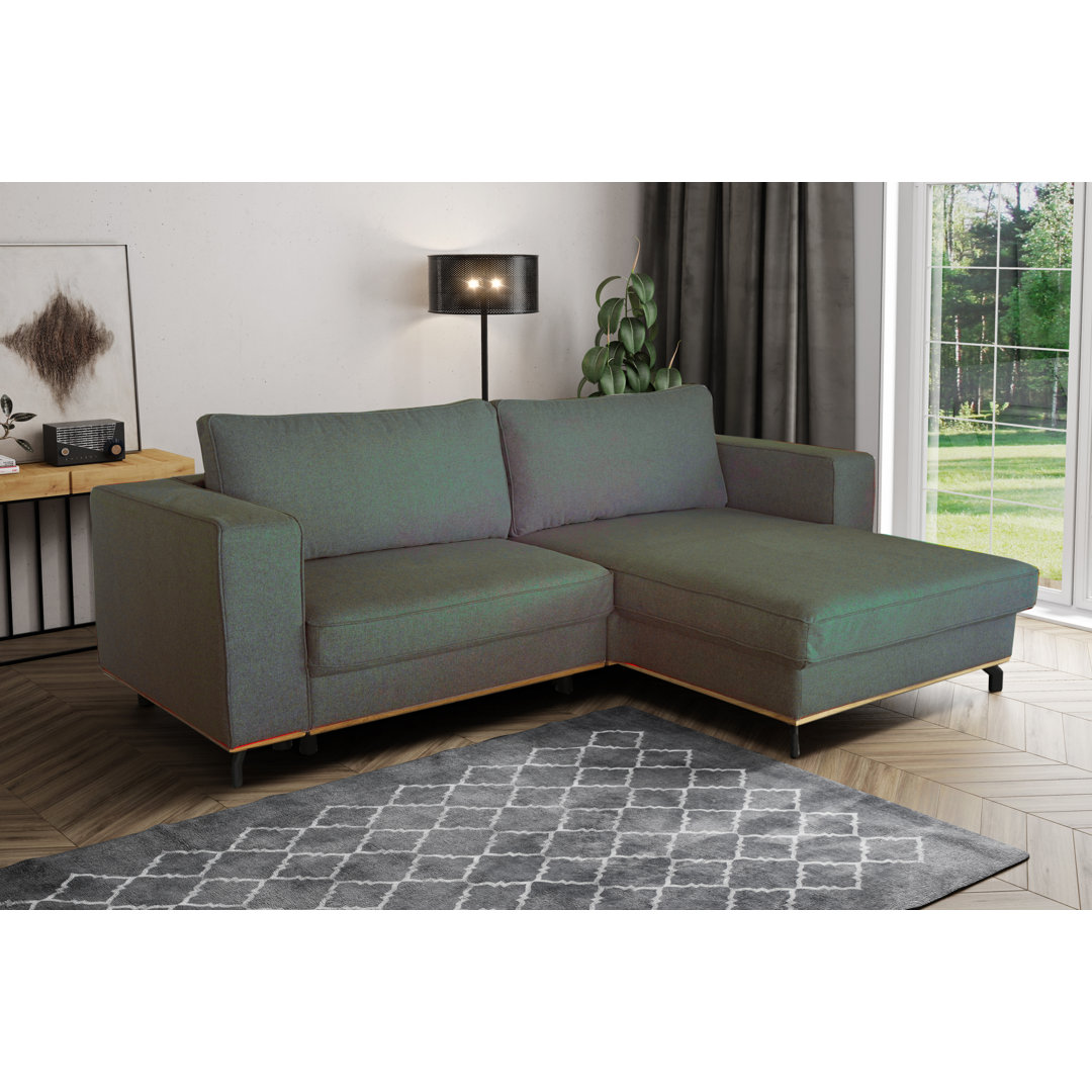 Ecksofa Akoni mit Bettfunktion