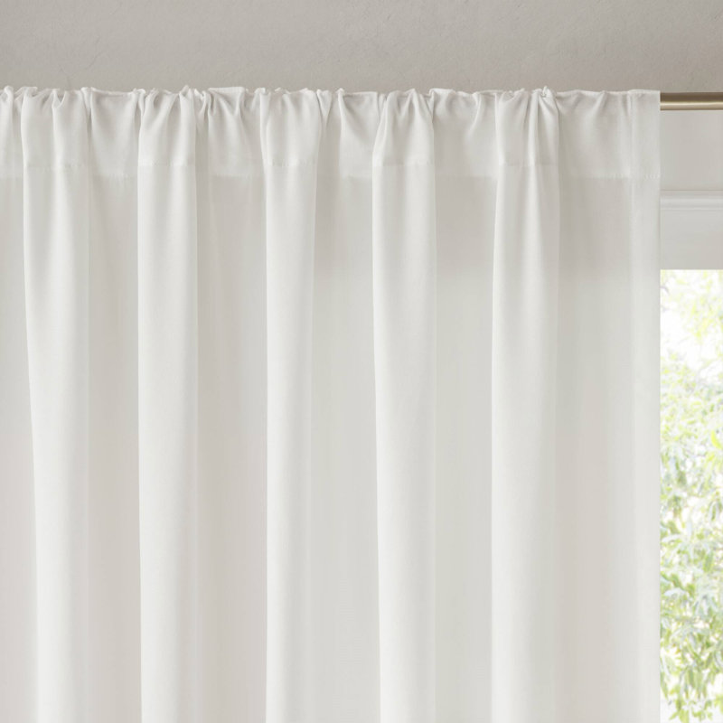2 paires de rideaux d'intimité avec passe-tringle 52X108, L 52 po x L 108 po