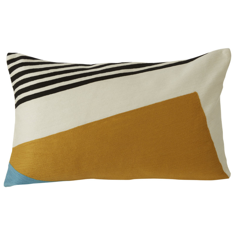 Lance Abstract Rectangular Cushion
