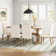 Averie 6 - Person Extendable Pine Solid Wood Solid Wood Top Trestle Dining Set