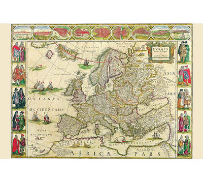 " Europe " by Willem Blaeu