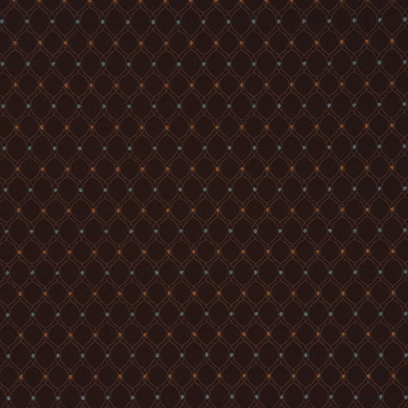 Allure Geometric Fabric, Brown