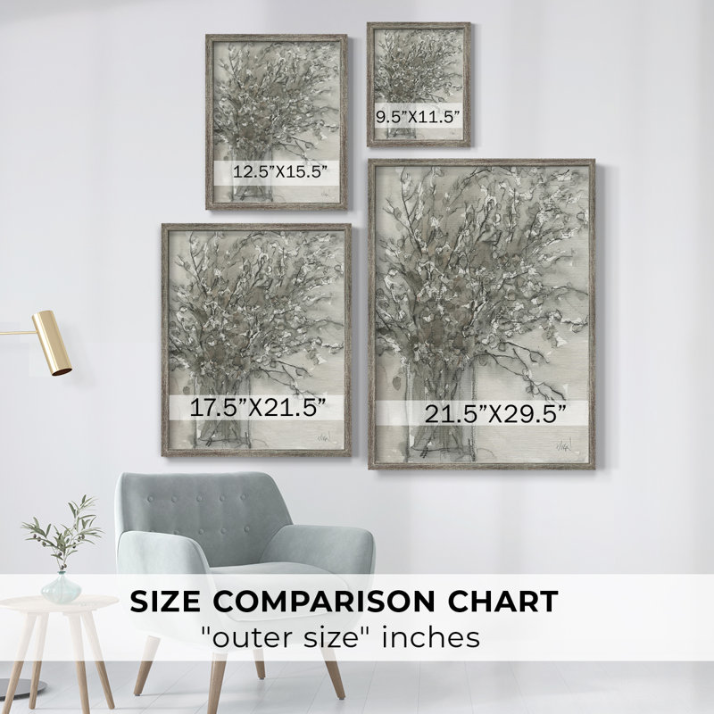 Dry Elegance I, reproduction encadrée - bois massif, H 30 po x l 24 po