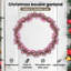 vidaXL Christmas Ball Garland 186 cm Polystyrene-1584043770