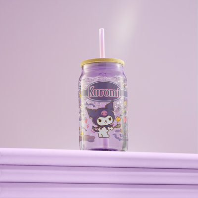 Hello Kitty® and Friends Favorite Flavor Kuromi Can Shaped Glass Tumbler
