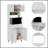 Santa Maria 1-Drawer 1-Shelf Modern Pantry with Adjustable Metal Legs for Enhanced Storage and Style