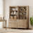 Scarlett 72.1"H X 67.7"W Bookcase With 3 Drawers Set Of 2, Tall Book Case With 3-Tier Open Book Shelfs, Large Wood Bookcases Farmhouse Bookshelves For Living Room Bedroom Home Office Kitchen-905485612-880695450